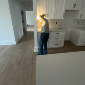 LVT Kitchen and Hallway Area