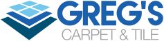 A blue and grey logo for the grn carpet cleaning company.